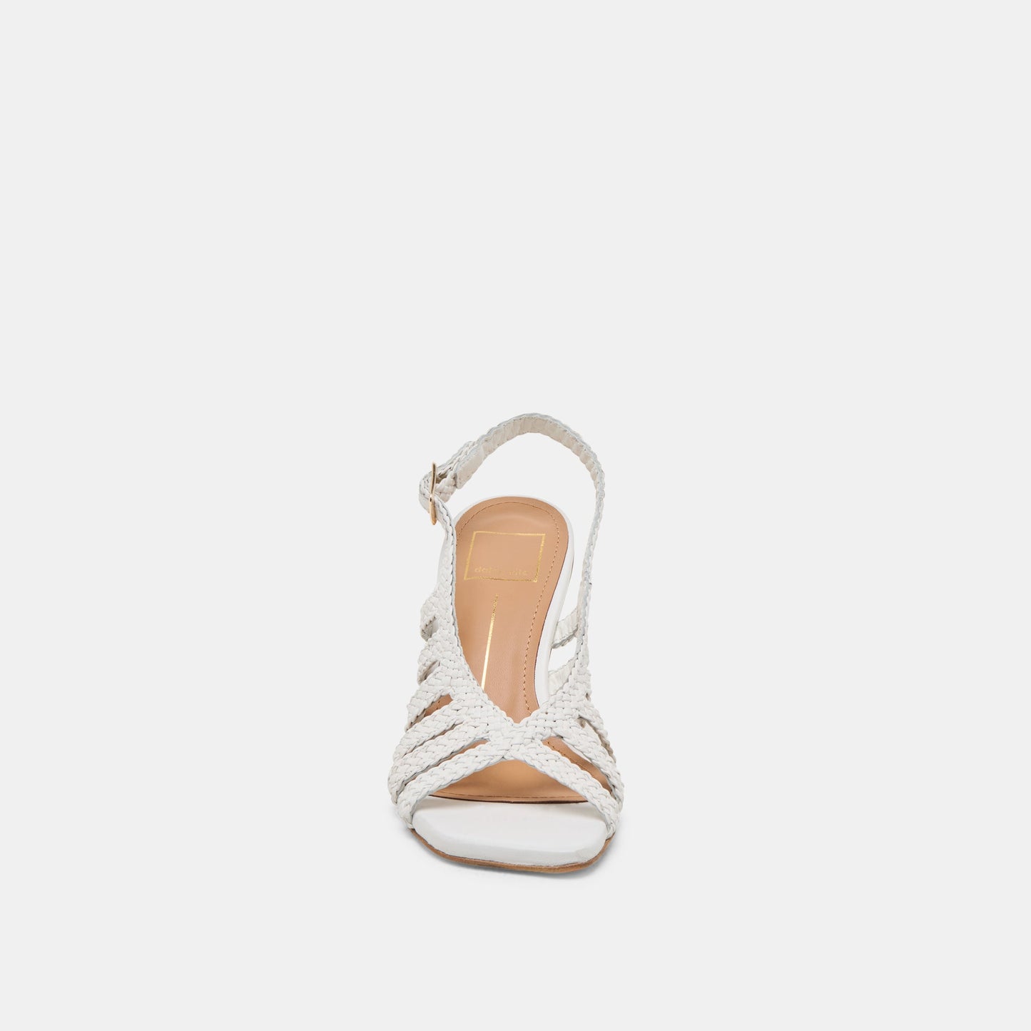 Dolce Vita SICILY HEELS WHITE WOVEN LEATHER
 – Dolce Vita