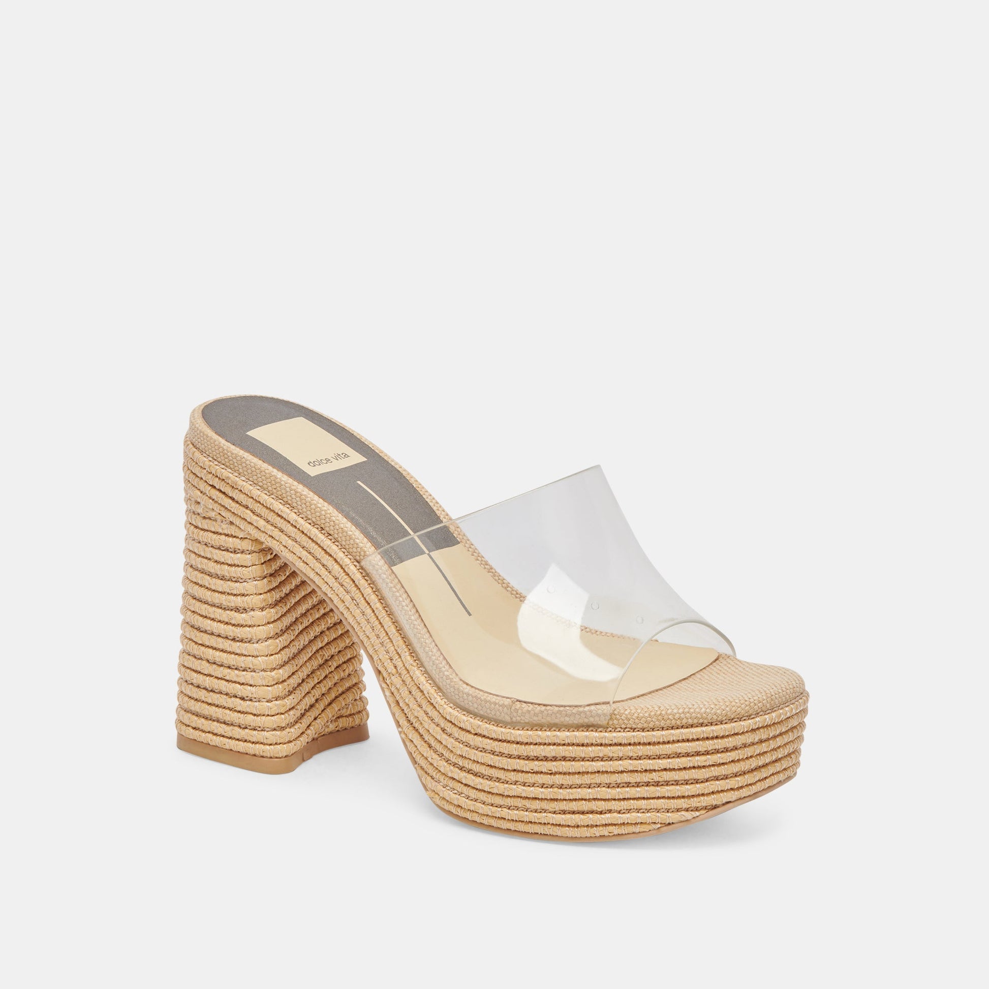 Dolce Vita LICHIA HEELS NATURAL VINYL
 – Dolce Vita