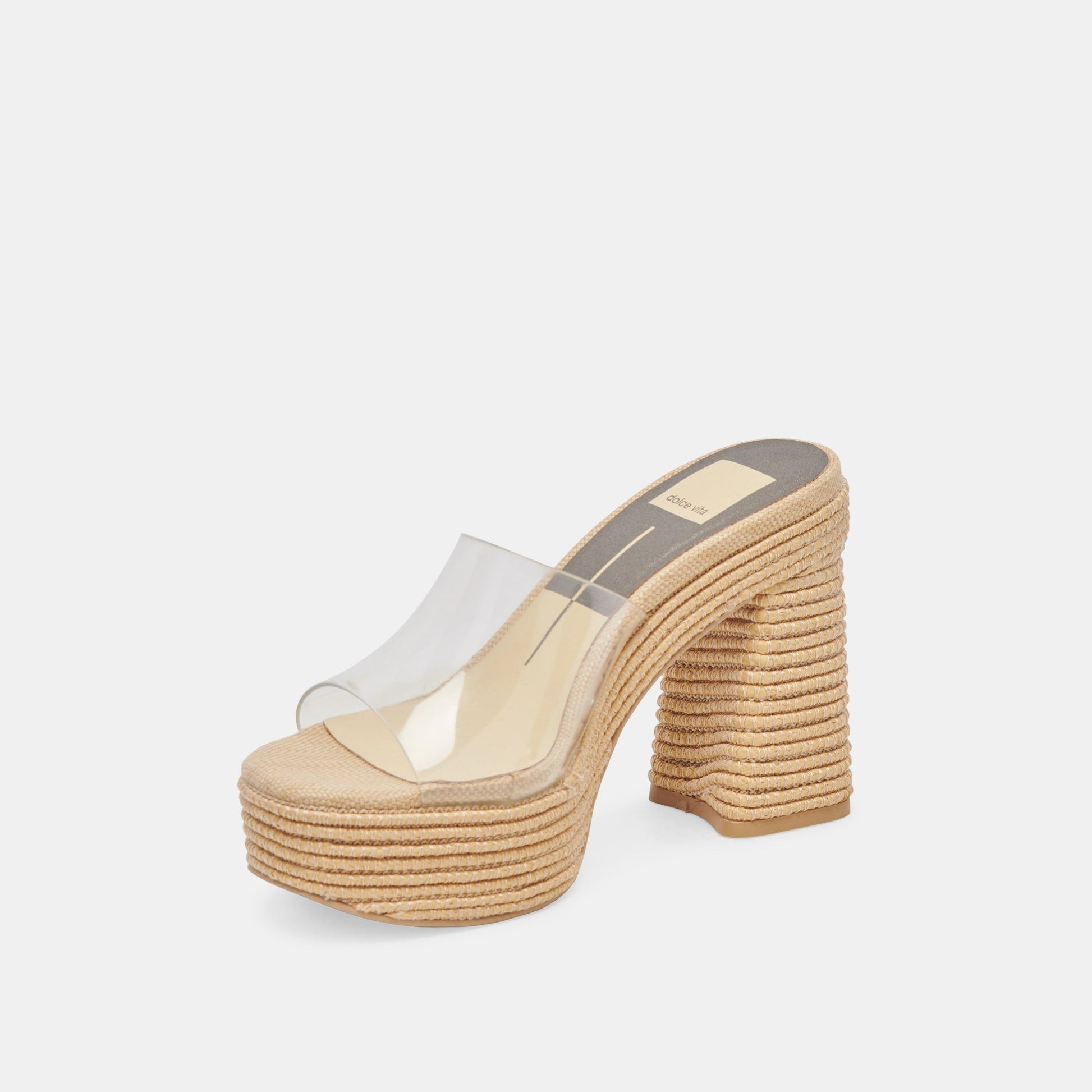 Dolce Vita LICHIA HEELS NATURAL VINYL
 – Dolce Vita