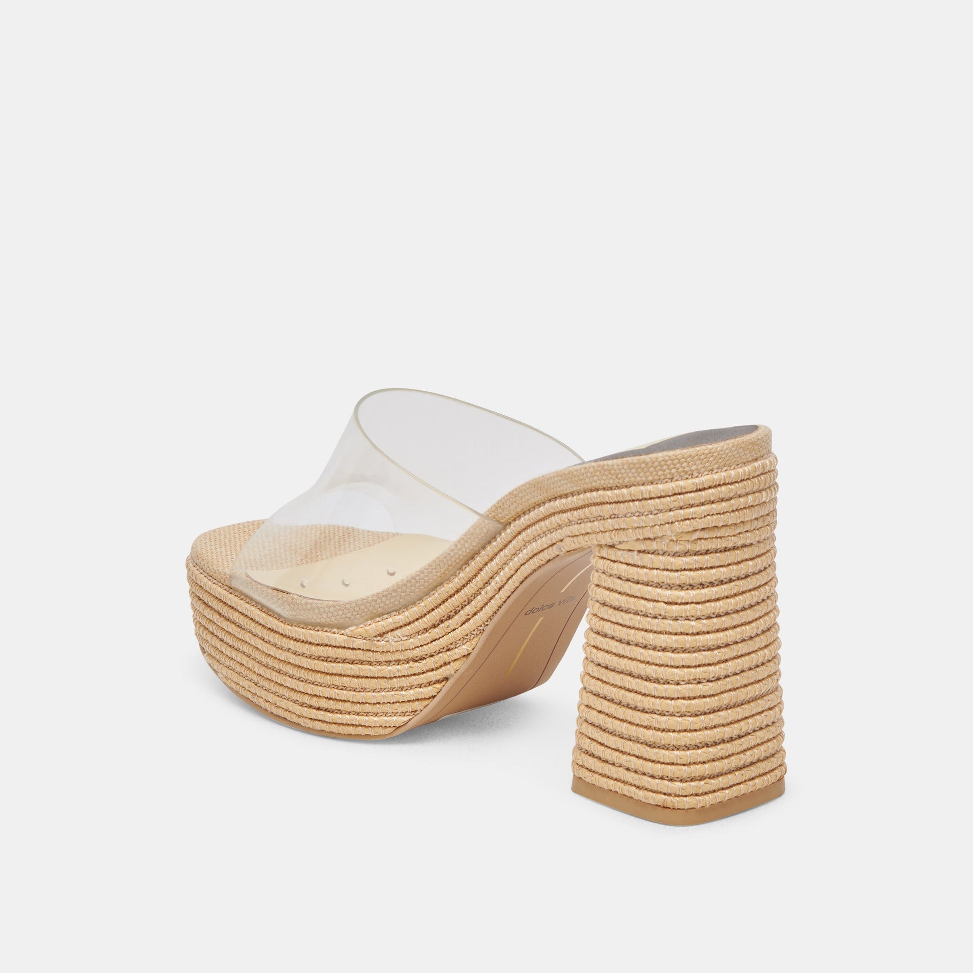 Dolce Vita LICHIA HEELS NATURAL VINYL
 – Dolce Vita