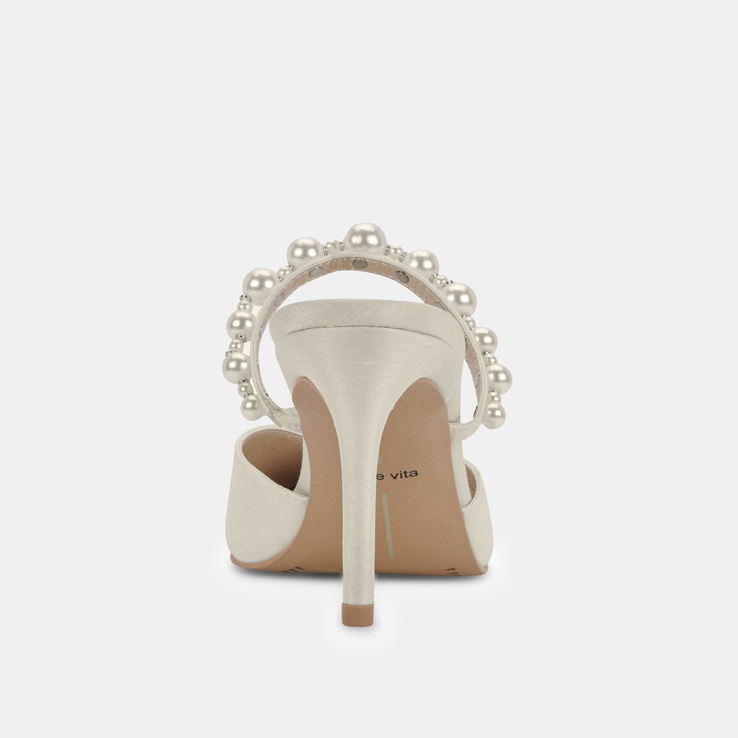 Dolce Vita KANIKA Pearl Heels Vanilla Silk | Vanilla Silk Pearl Tapered Heels
 – Dolce Vita