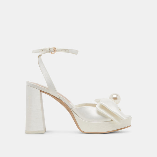 Dolce Vita PATTON HEELS IVORY SATIN
 – Dolce Vita