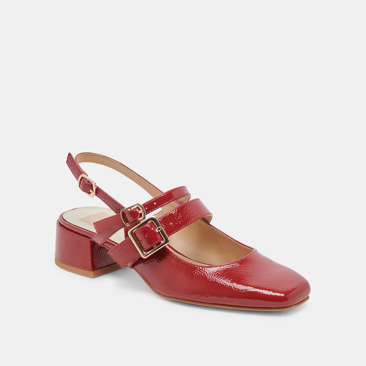 Dolce Vita PATZY HEELS CRIMSON CRINKLE PATENT LEATHER
 – Dolce Vita