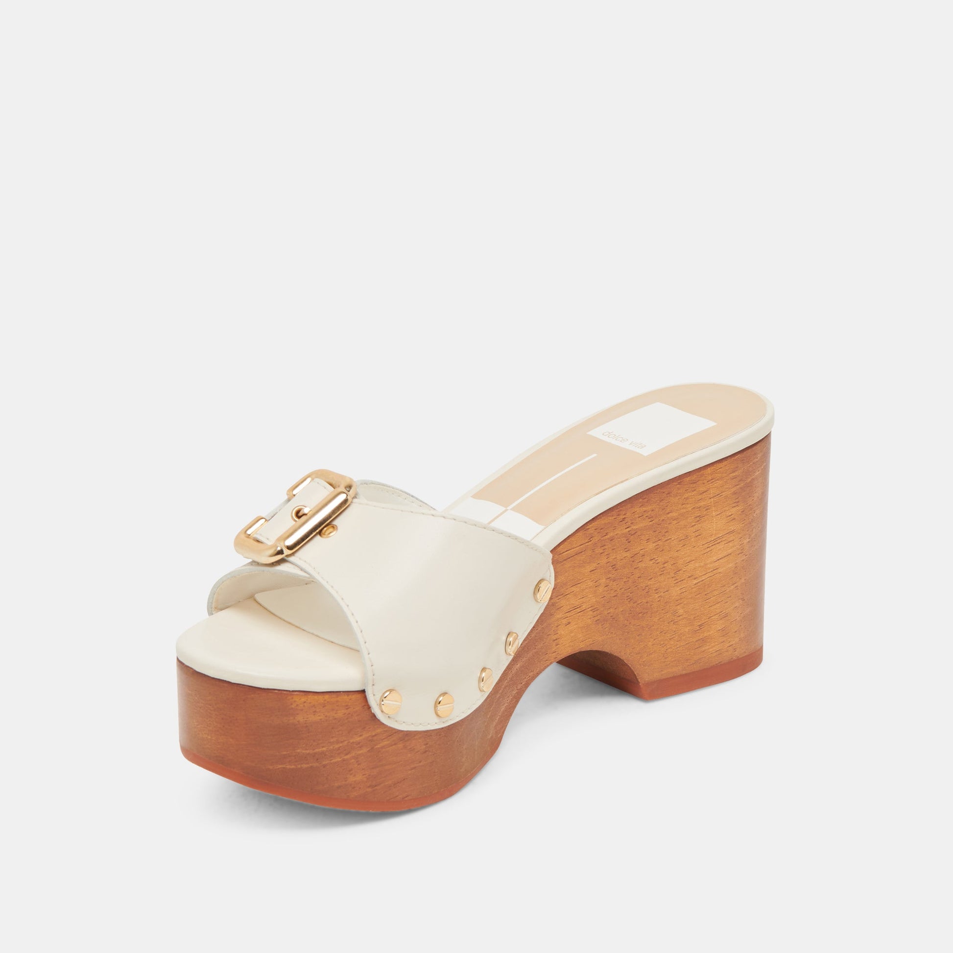 Dolce Vita YALAH HEELS OFF WHITE LEATHER
 – Dolce Vita