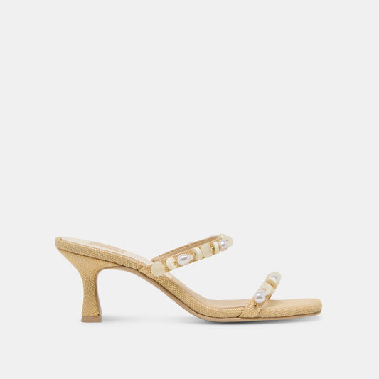 Dolce Vita GRASON HEELS LT NATURAL RAFFIA
 – Dolce Vita