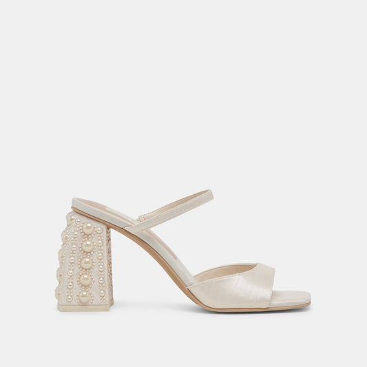 Dolce Vita JEMMY PEARL HEELS VANILLA SILK
 – Dolce Vita