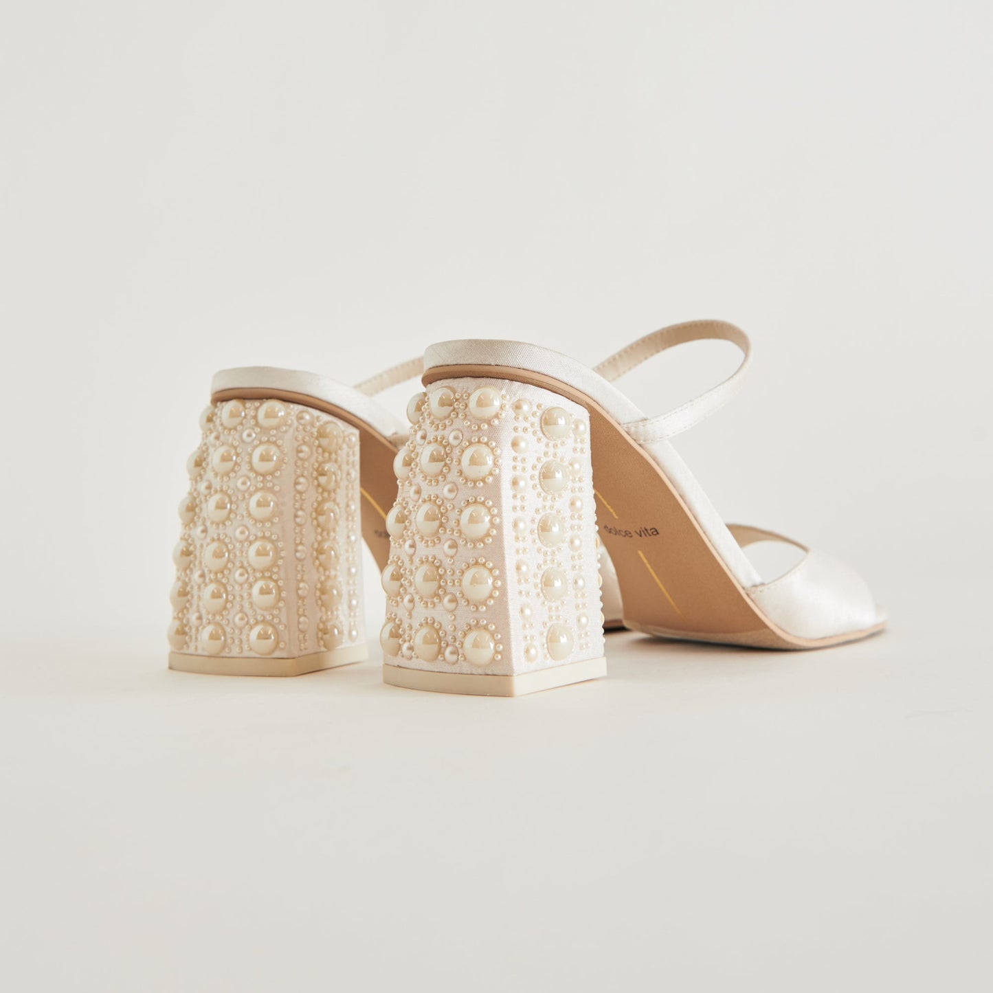 Dolce Vita JEMMY PEARL HEELS VANILLA SILK
 – Dolce Vita