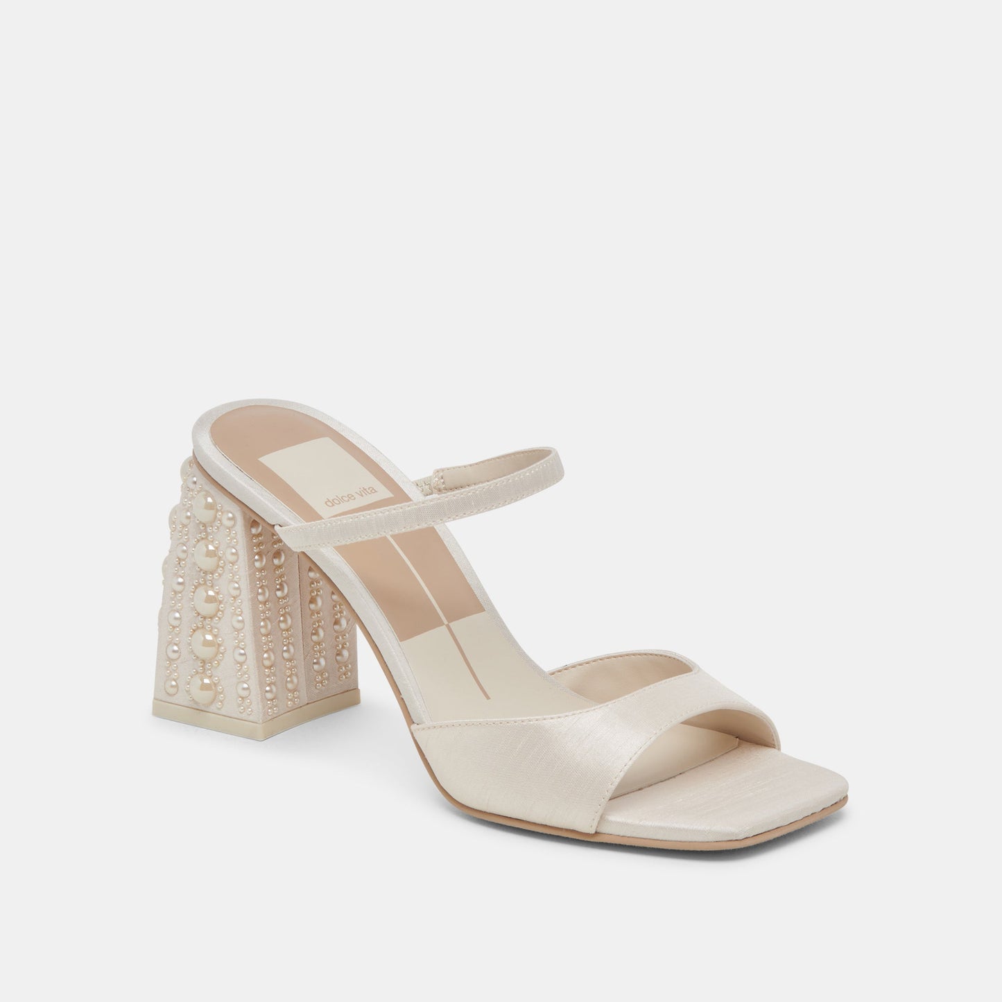 Dolce Vita JEMMY PEARL HEELS VANILLA SILK
 – Dolce Vita