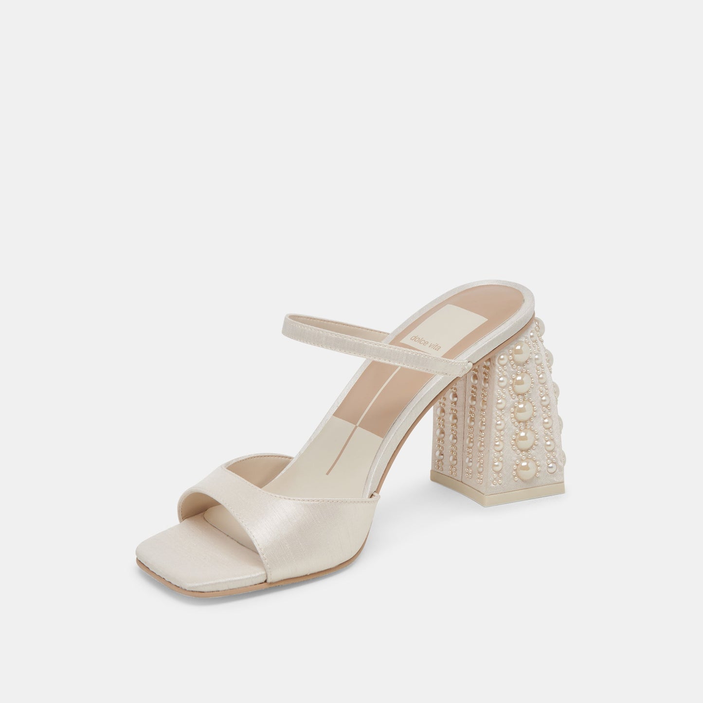 Dolce Vita JEMMY PEARL HEELS VANILLA SILK
 – Dolce Vita