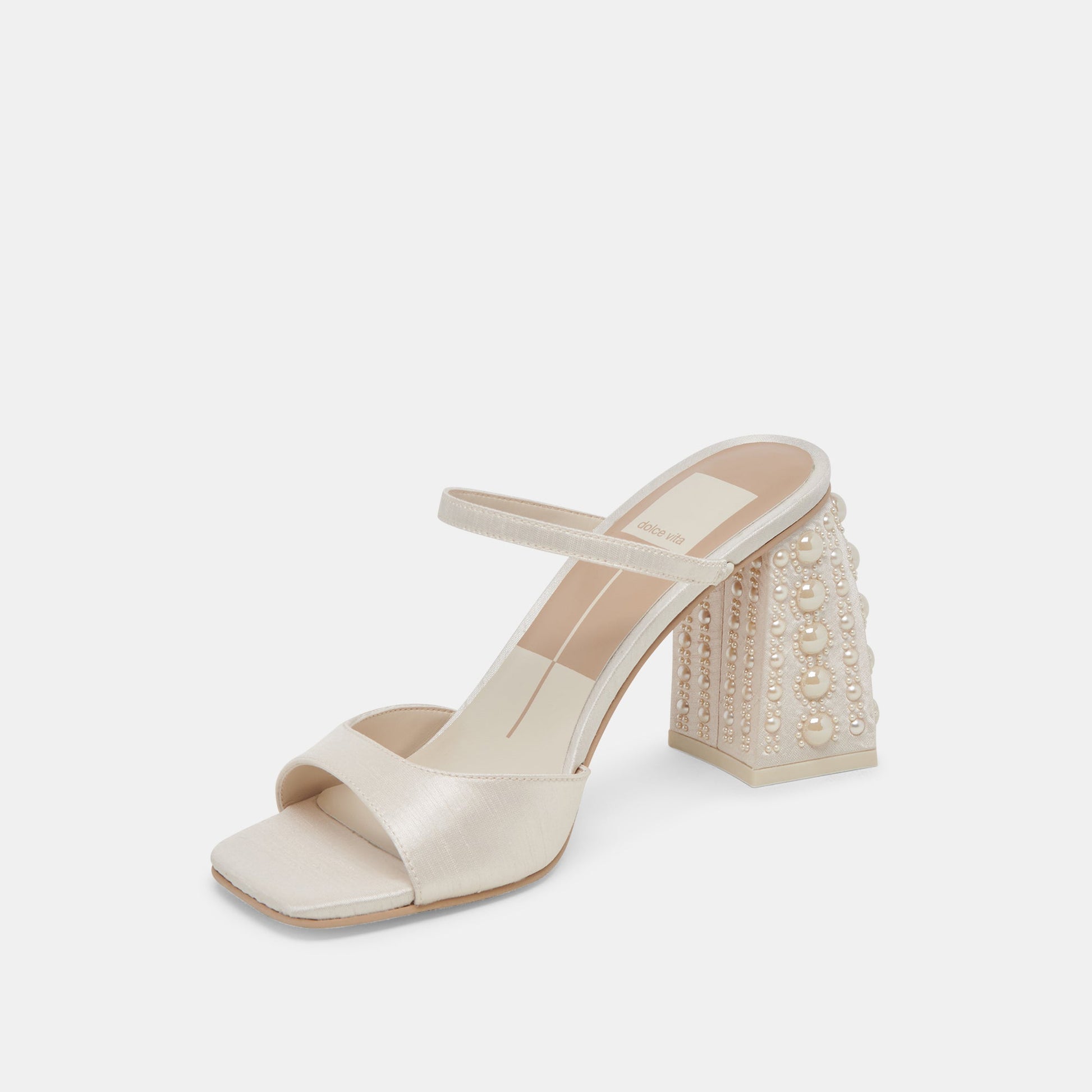 Dolce Vita JEMMY PEARL HEELS VANILLA SILK
 – Dolce Vita