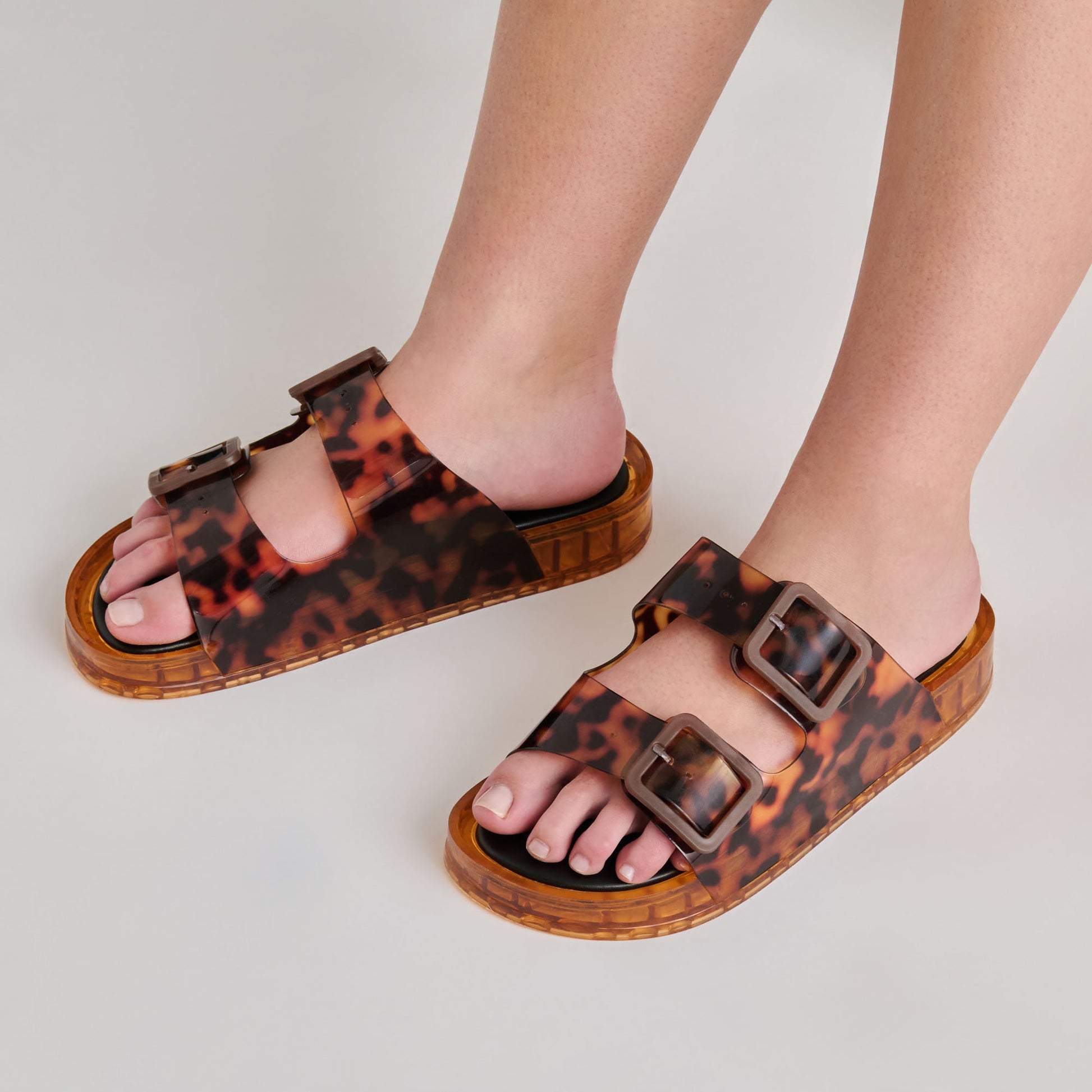 Dolce Vita Julio Tortoise Vinyl Sandals
