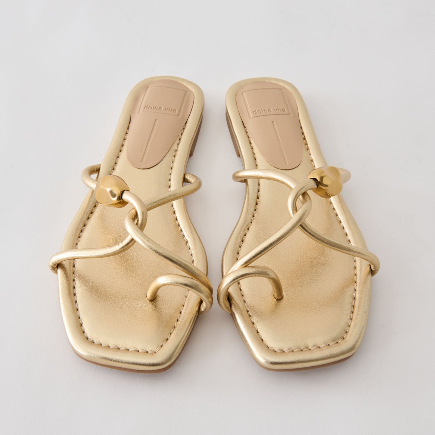 Dolce Vita Louiz Gold Stella Sandals