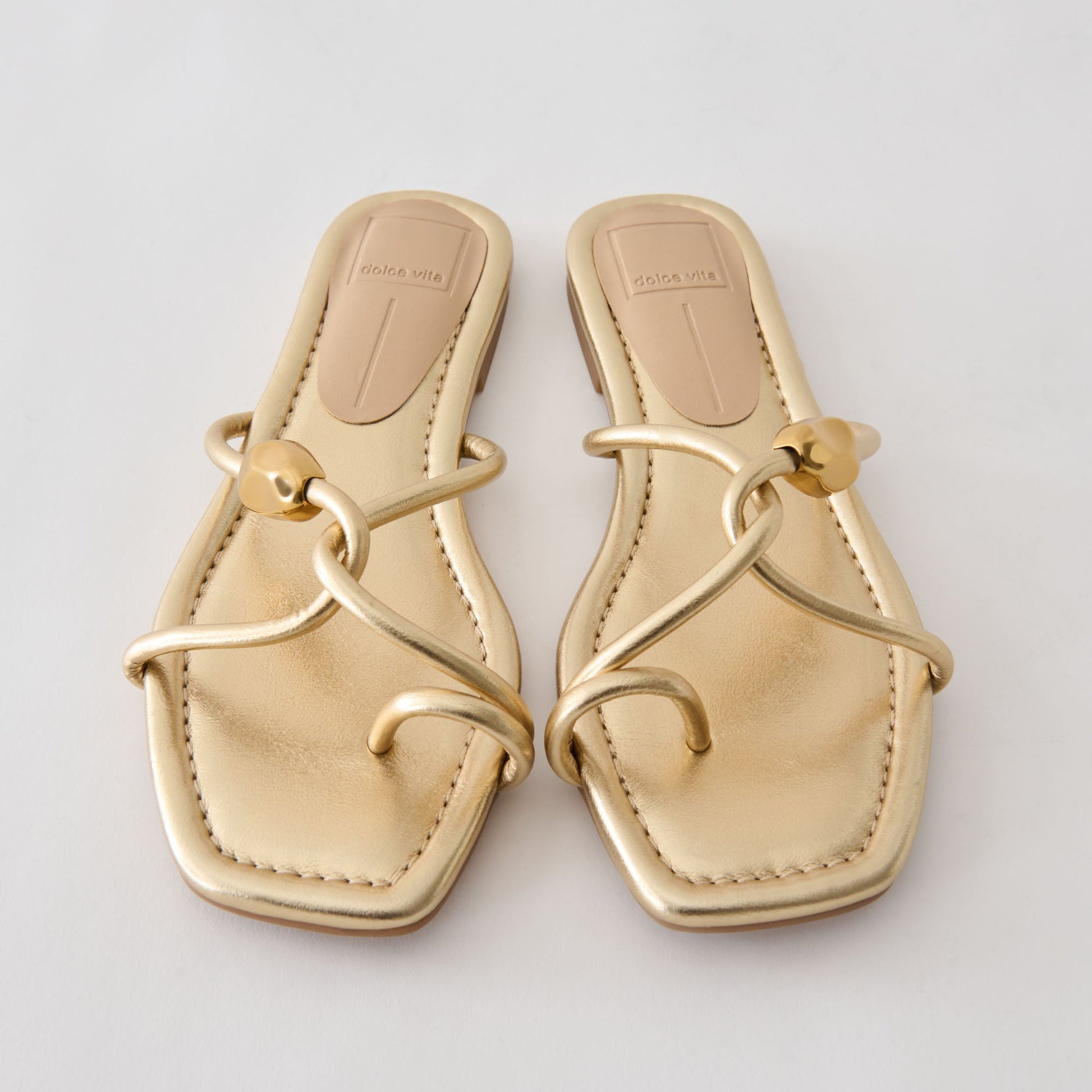 Dolce Vita Louiz Gold Stella Sandals