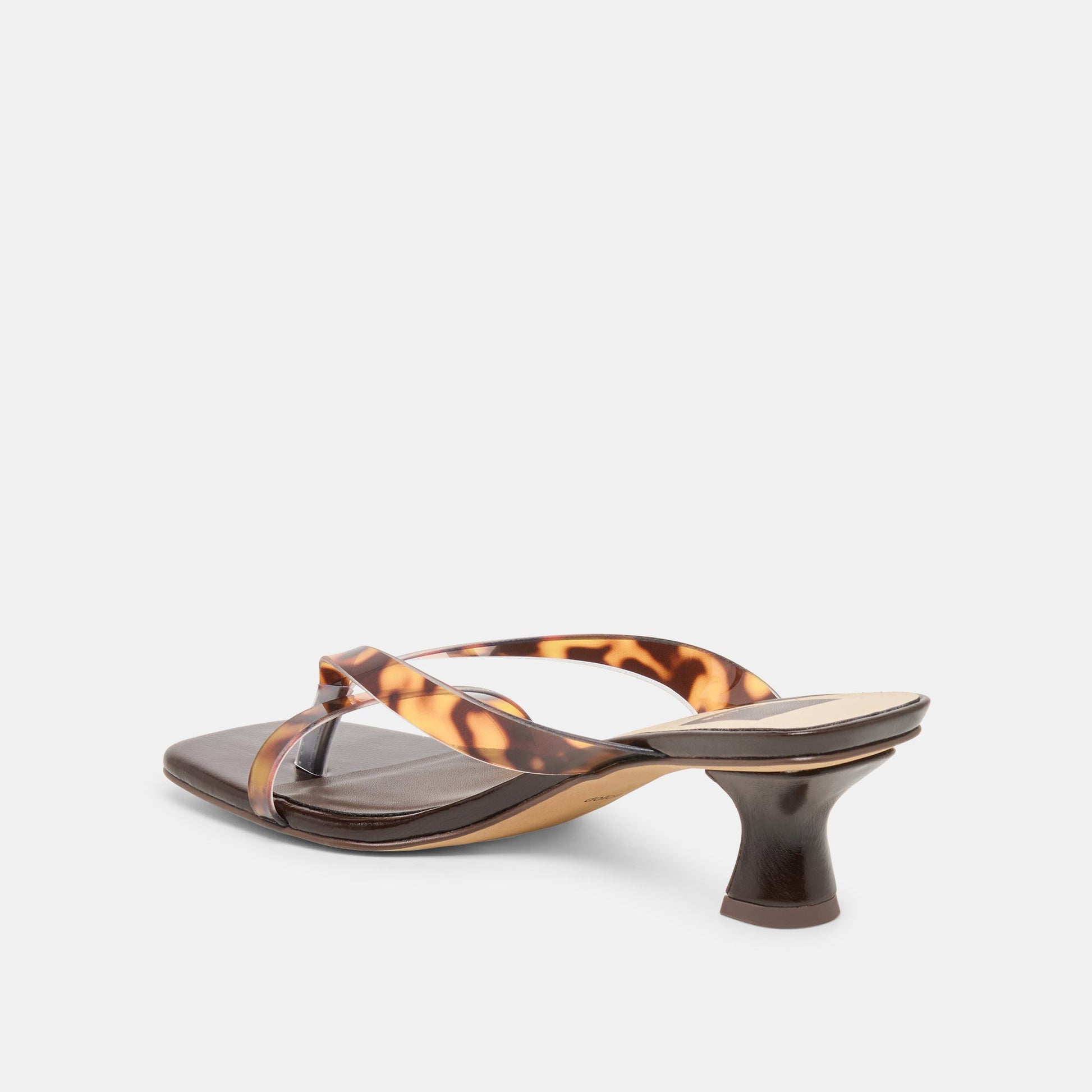 Dolce Vita Brevel Vinyl Tortoise Jelly Heels