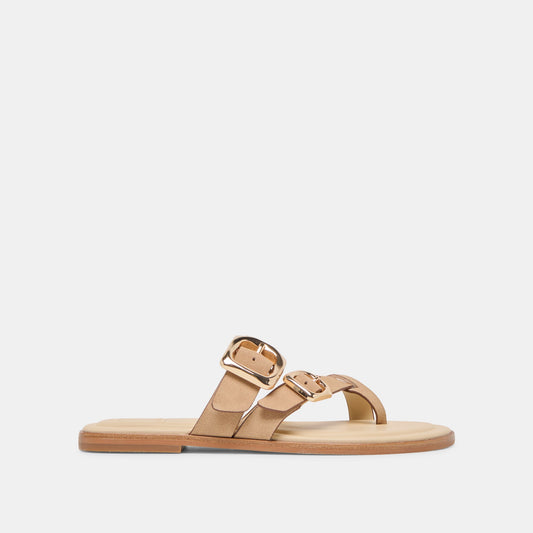 Dolce Vita Shore Camel Suede Sandals