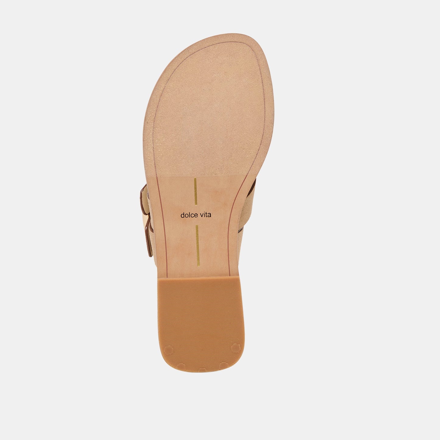Dolce Vita Shore Camel Suede Sandals