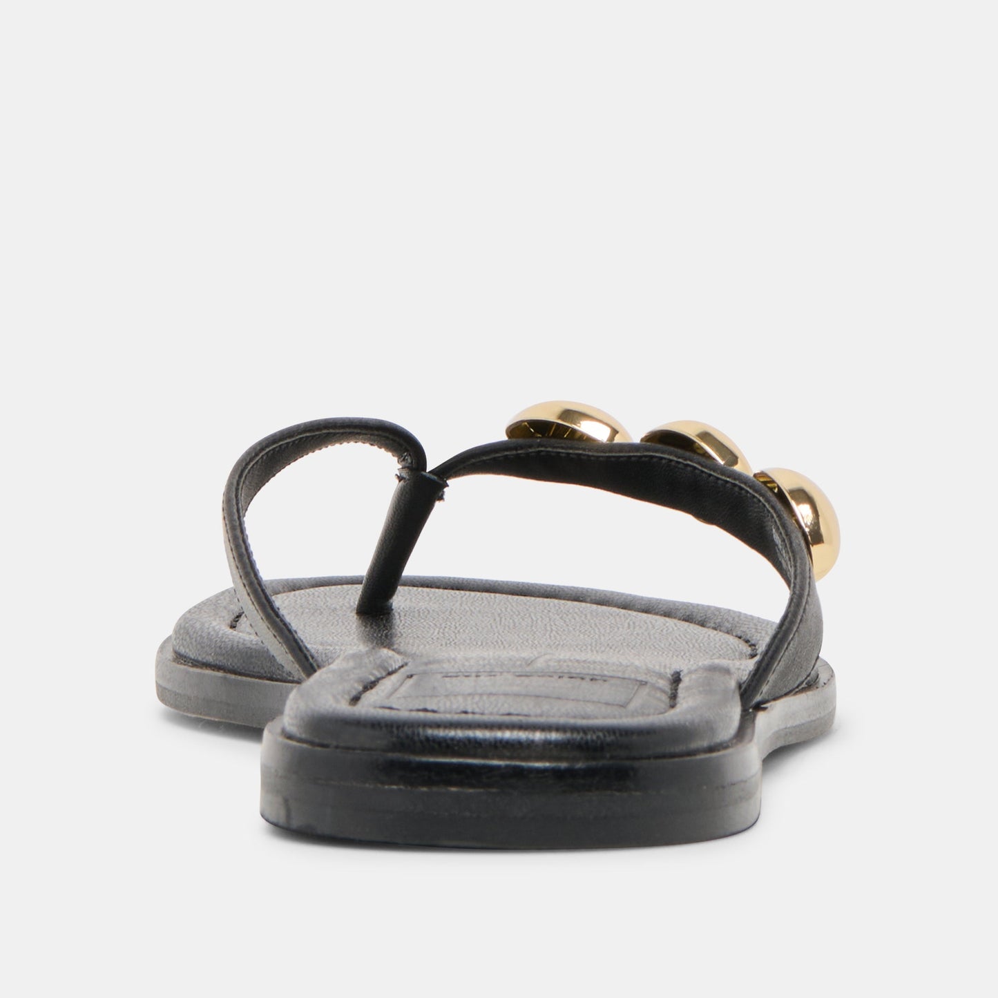 Dolce Vita Juny Black Leather Sandals