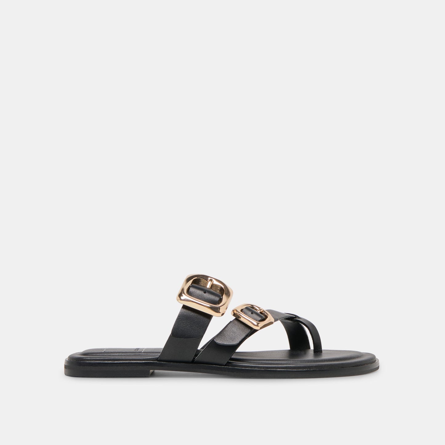 Dolce Vita Shore Black Leather Sandals