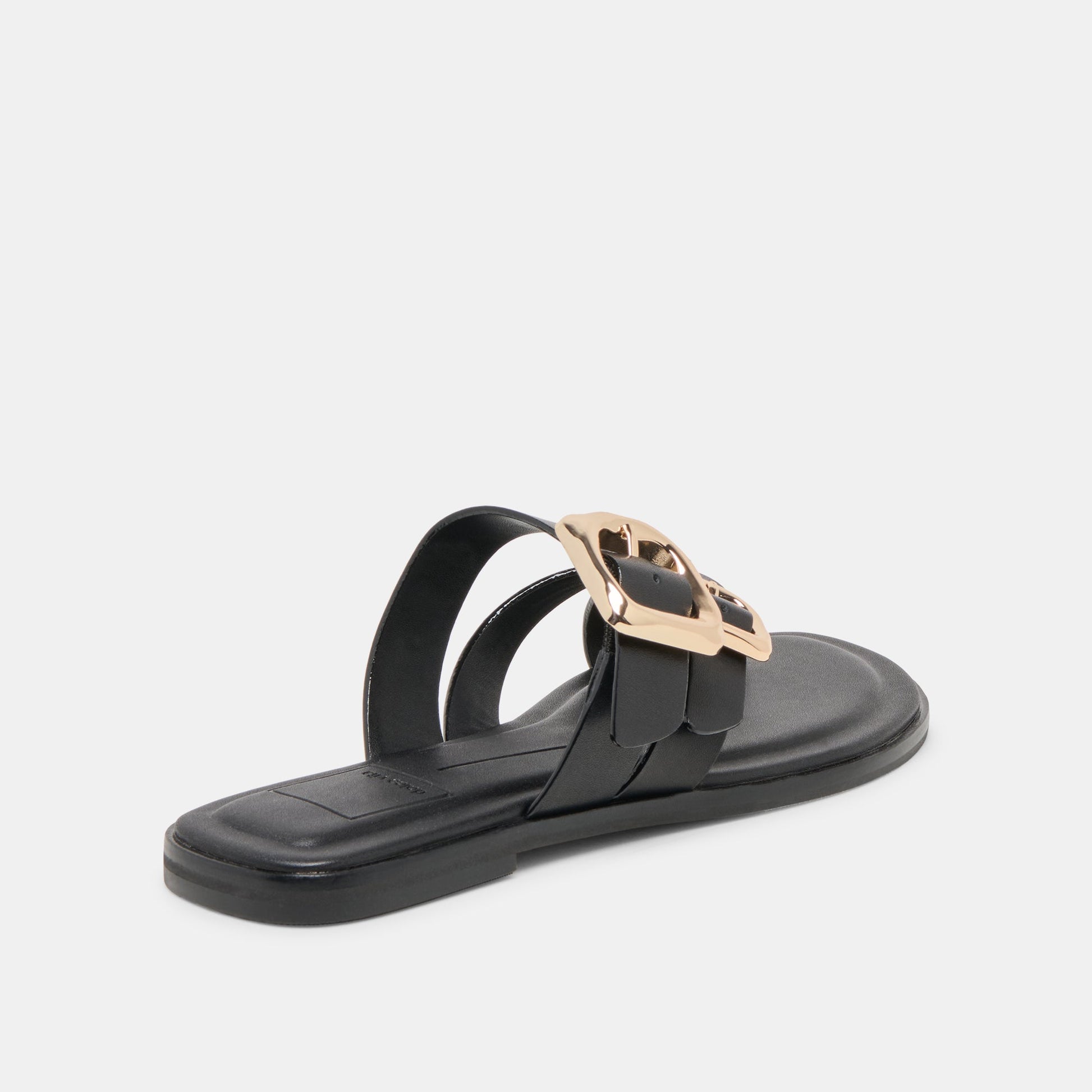 Dolce Vita Shore Black Leather Sandals