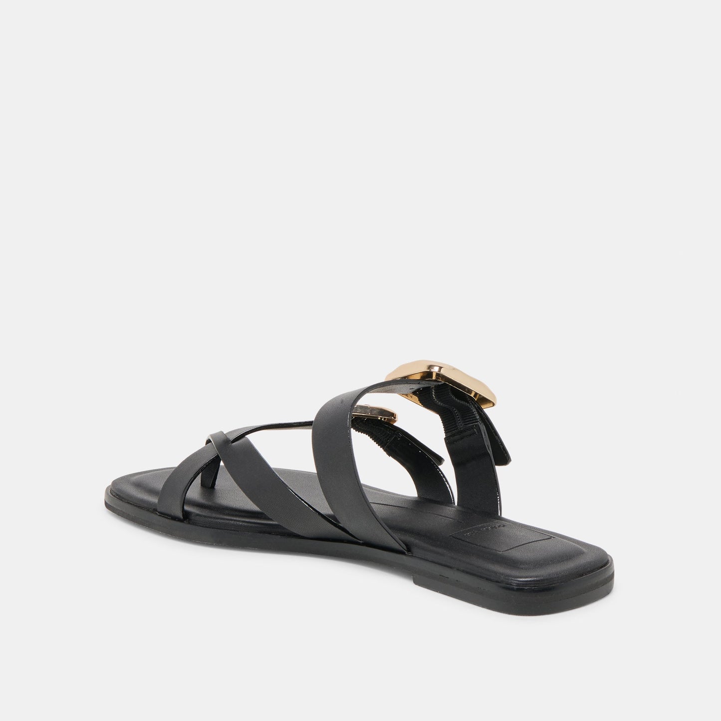Dolce Vita Shore Black Leather Sandals