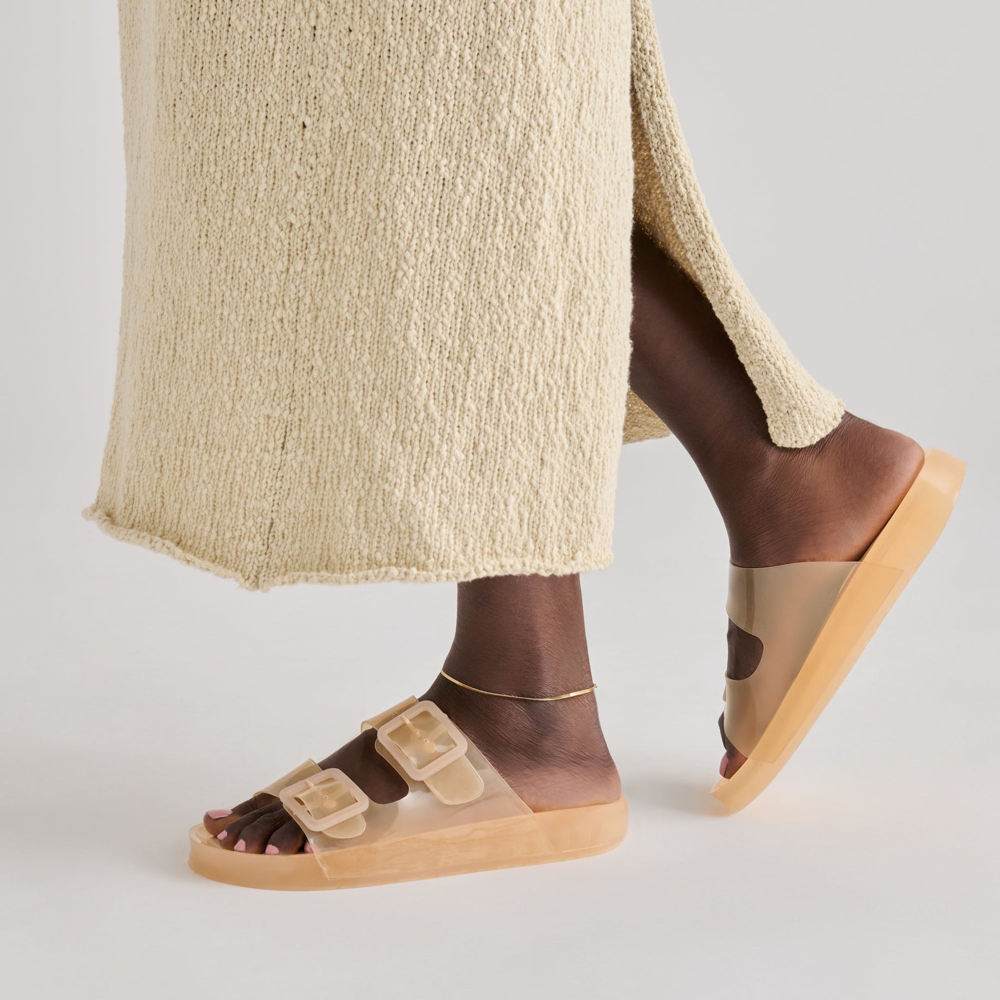 Dolce Vita Julio Praline Vinyl Sandals