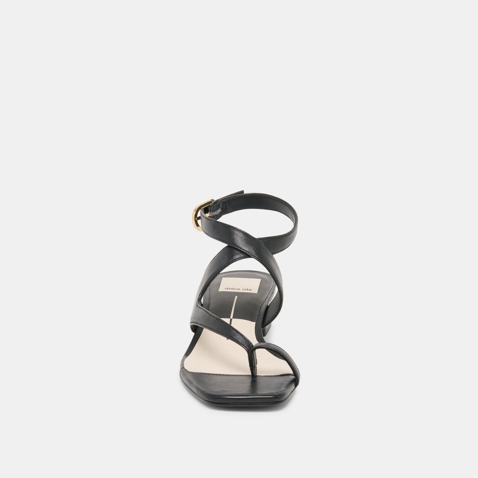 Dolce Vita Kameo Black Leather Heels
