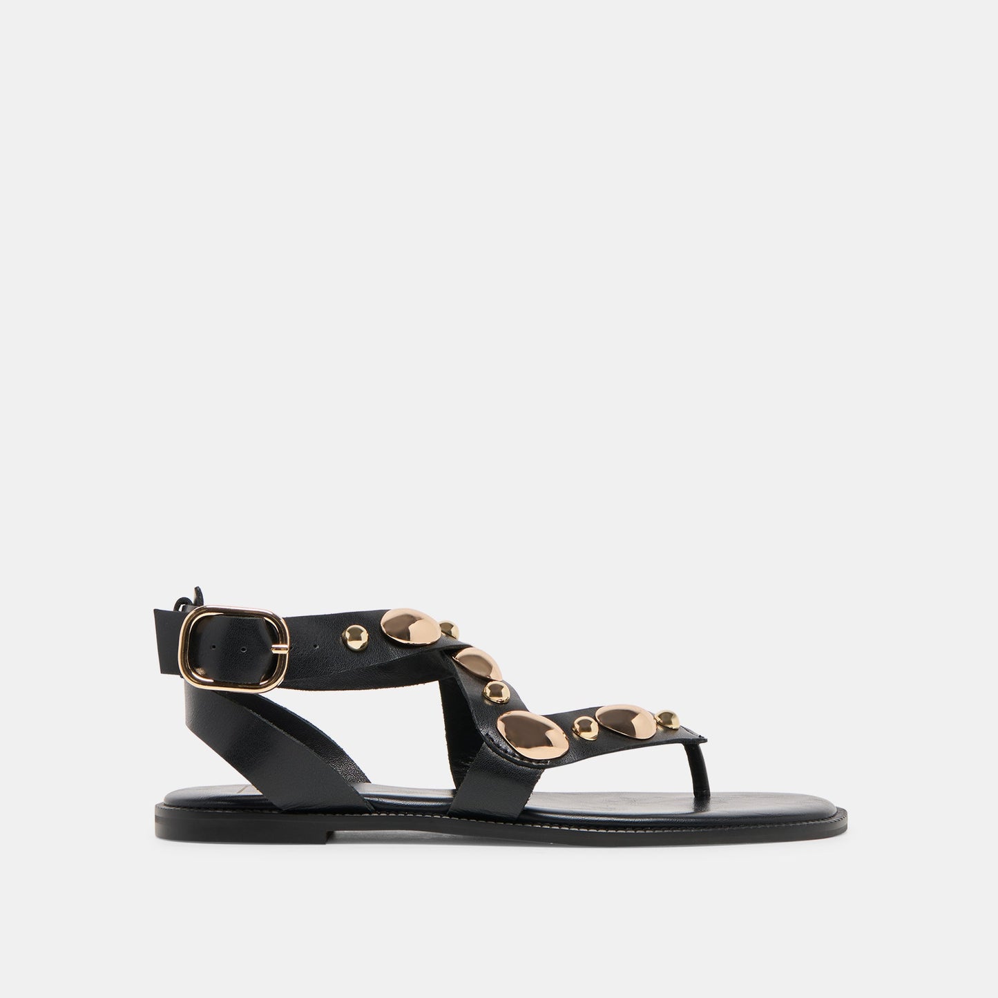 Dolce Vita Jayde Black Leather Sandals
