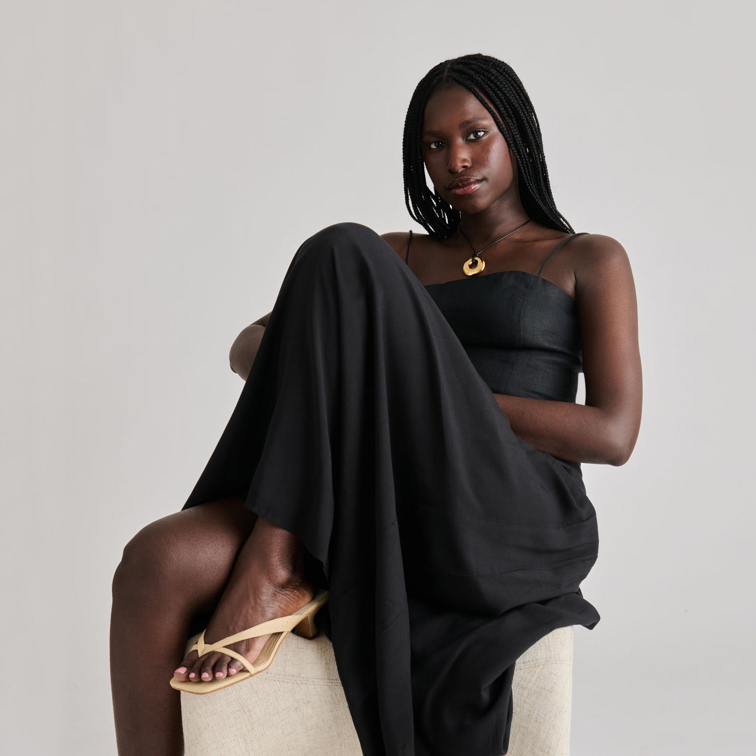 Dolce Vita Brevel Natural Raffia Heels
