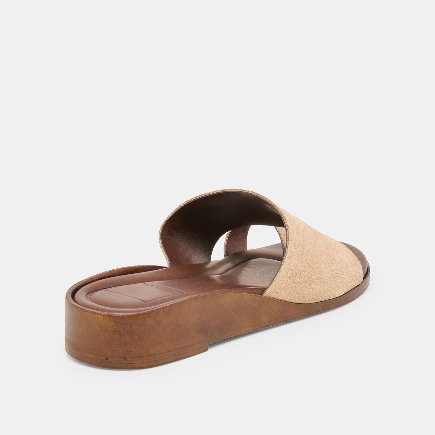 Dolce Vita MOXY Sand Suede Metal Detail Open-Toe Sandals