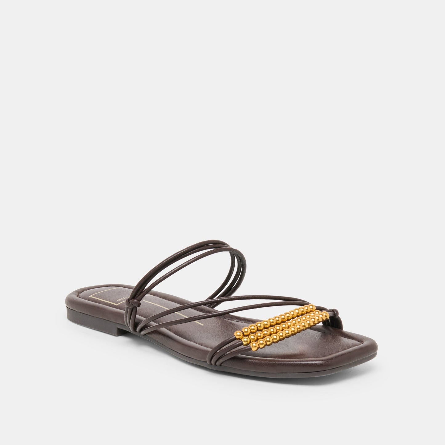 Dolce Vita LYNDEE BEAD Espresso Stella Strappy Open-Toe Sandals
