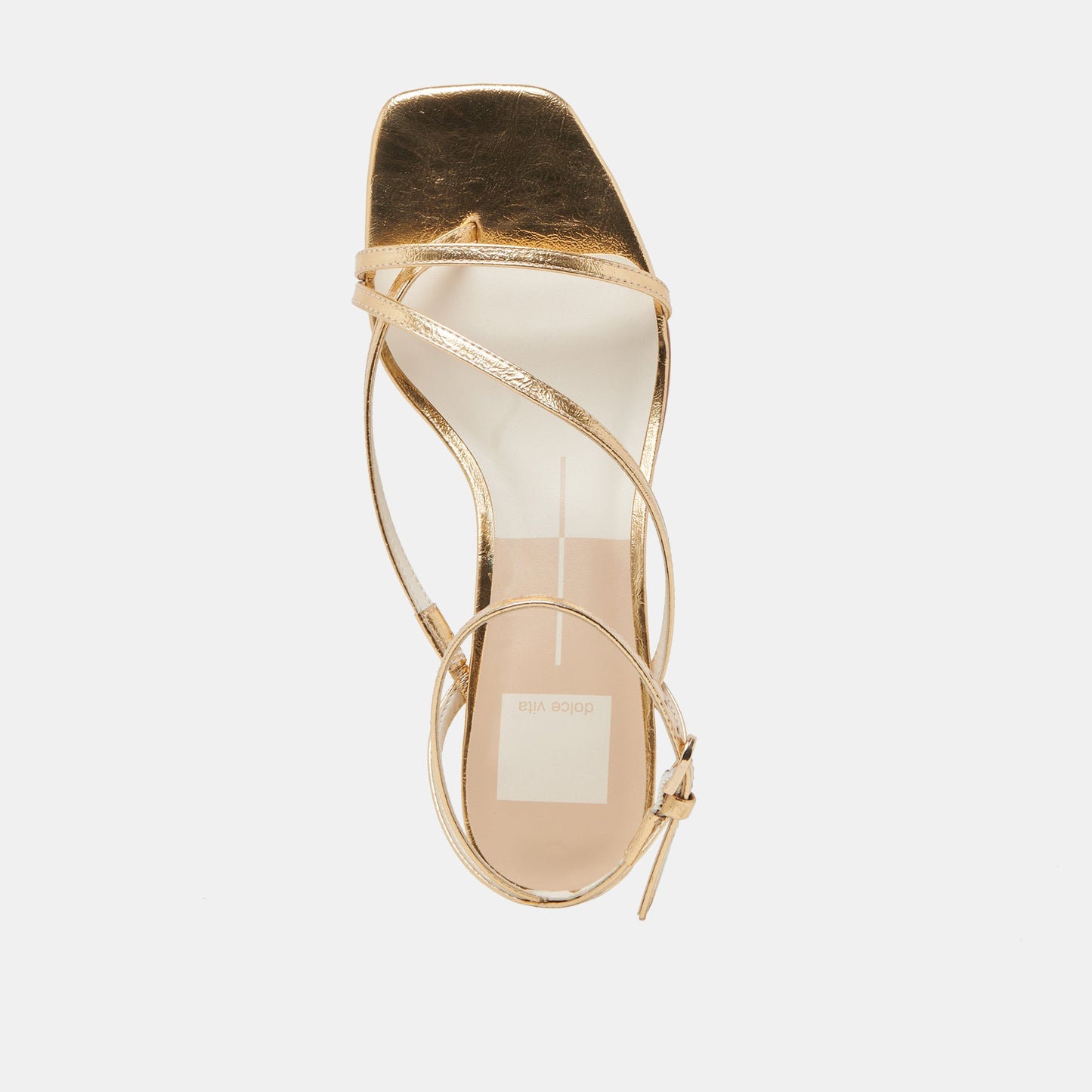 Dolce Vita Karlos Wide Gold Metallic Stella Sandals