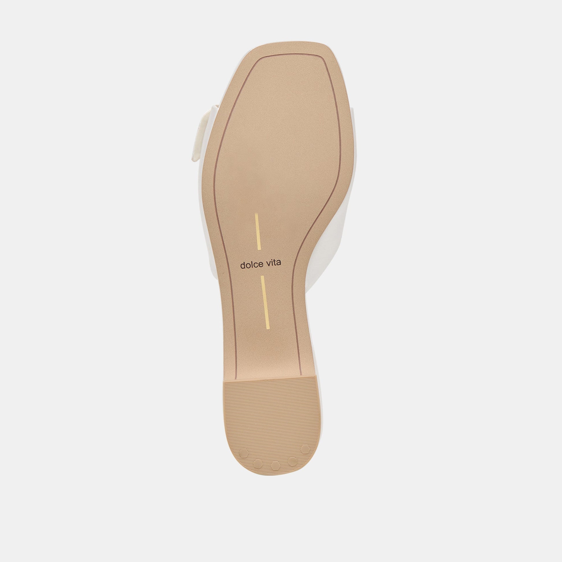 Dolce Vita Edina True White Satin Sandals
