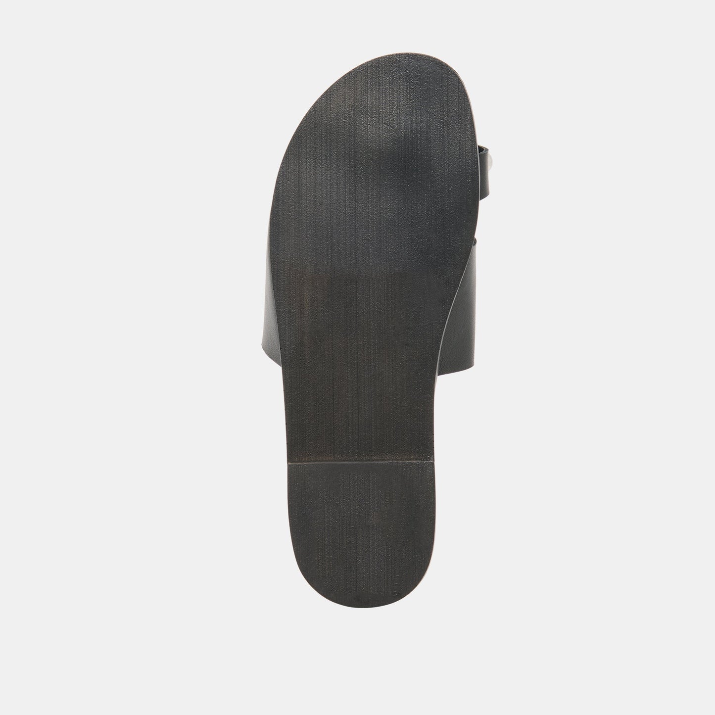 Dolce Vita MOXY Black Leather Metal Detail Open-Toe Sandals