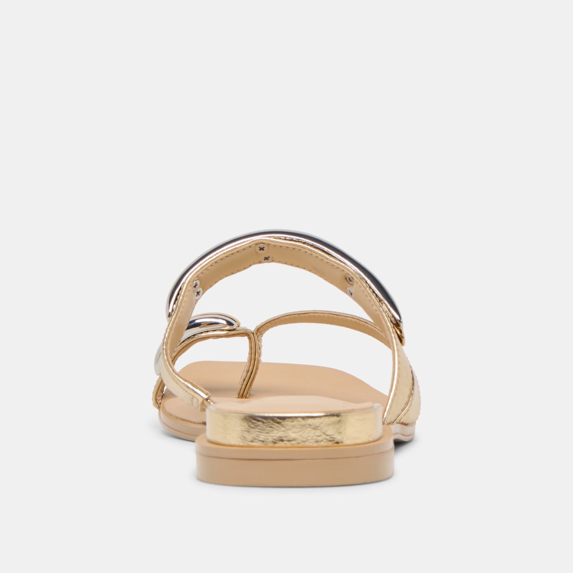 Dolce Vita Tarina Gold Leather Sandals