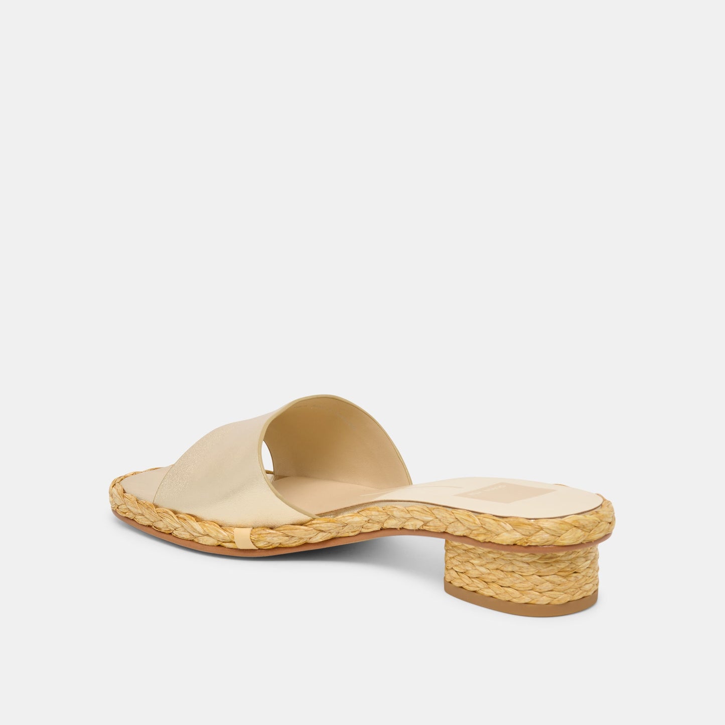 Dolce Vita Dixi Wide Platinum Leather Sandals
