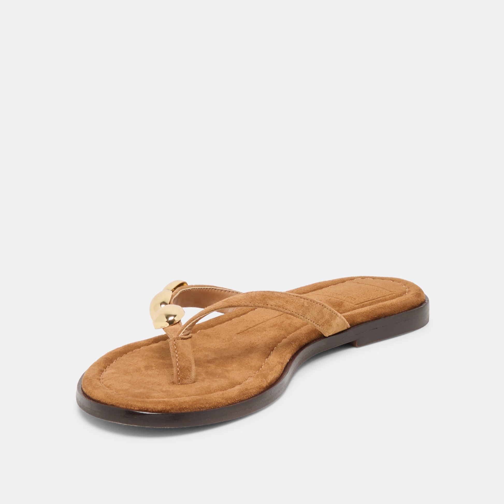 Dolce Vita Juny Teak Suede Sandals