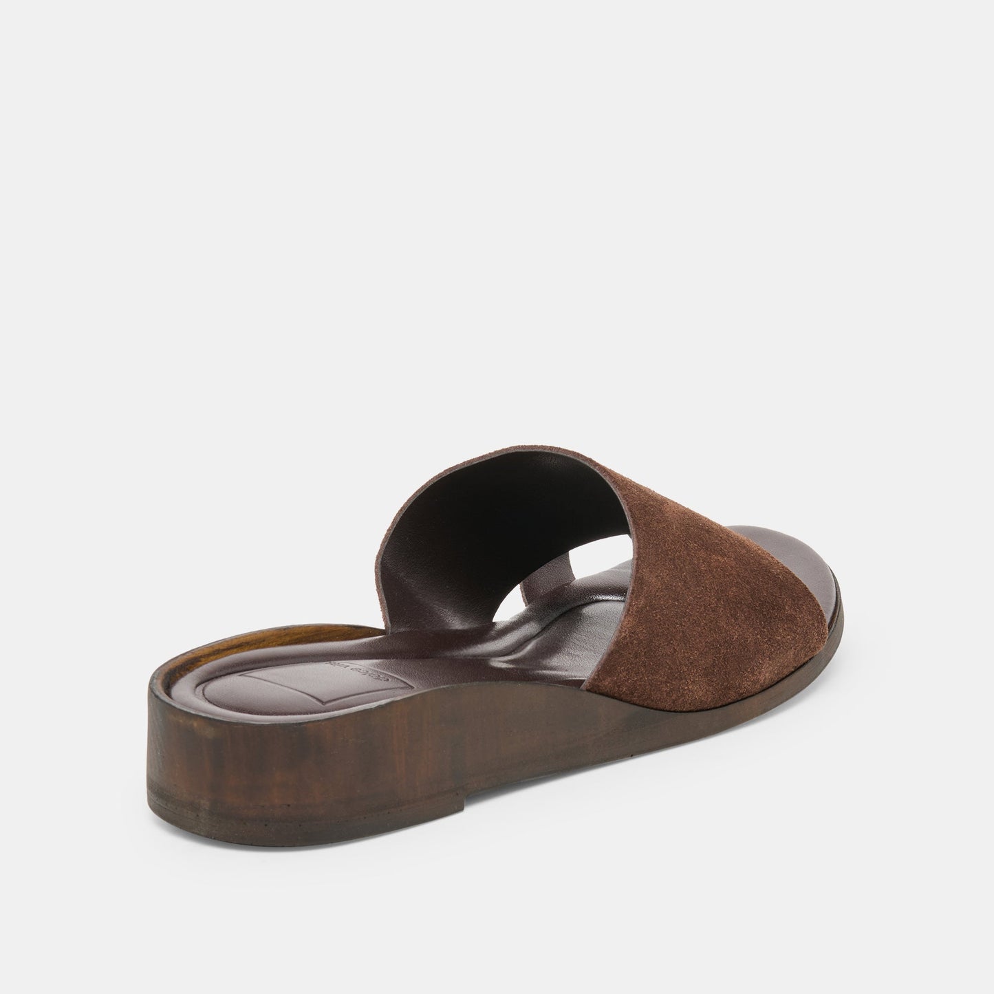 Dolce Vita MOXY Dk Brown Suede Metal Detail Open-Toe Sandals