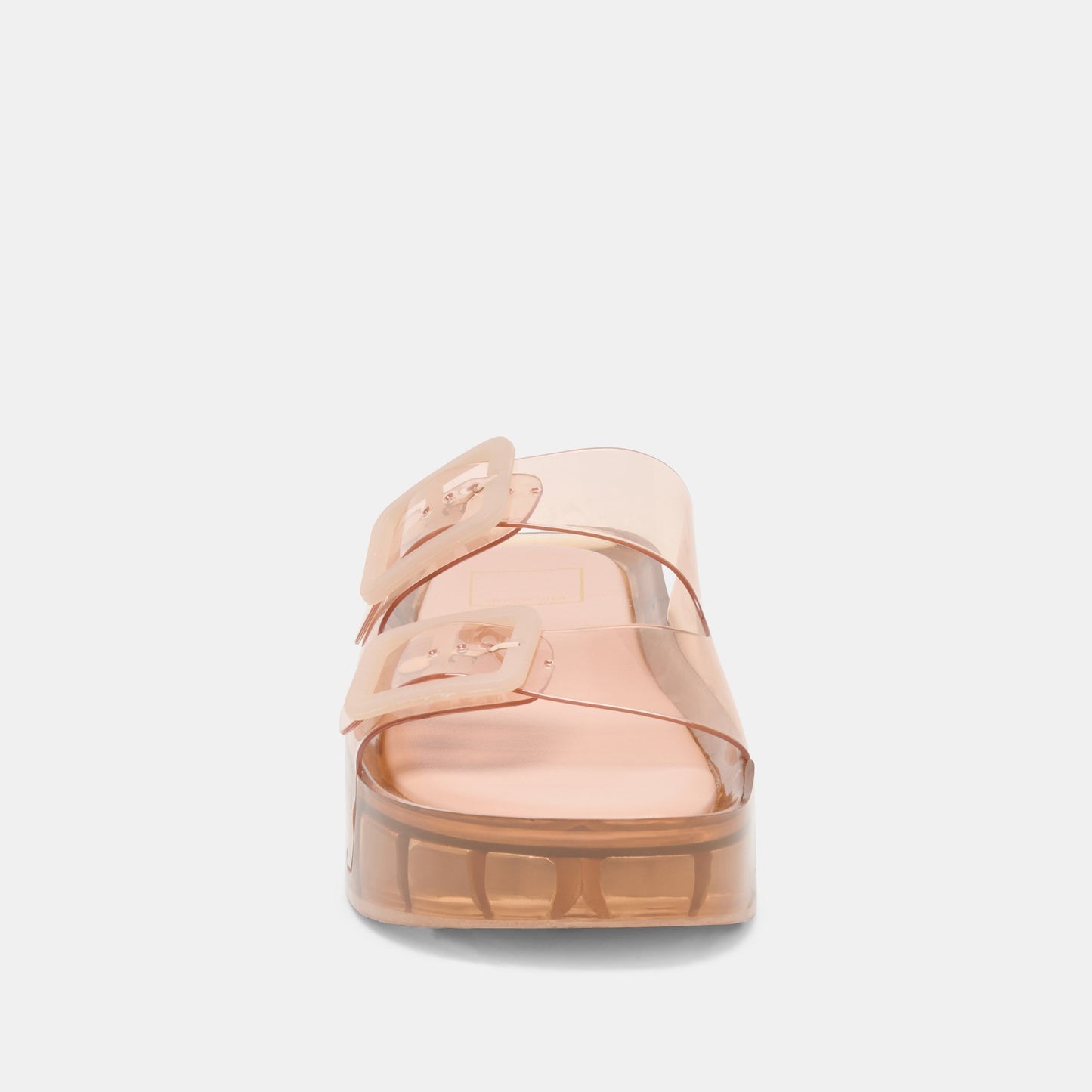 Dolce Vita JULIO X Mocha Vinyl Jelly Platform Sandals