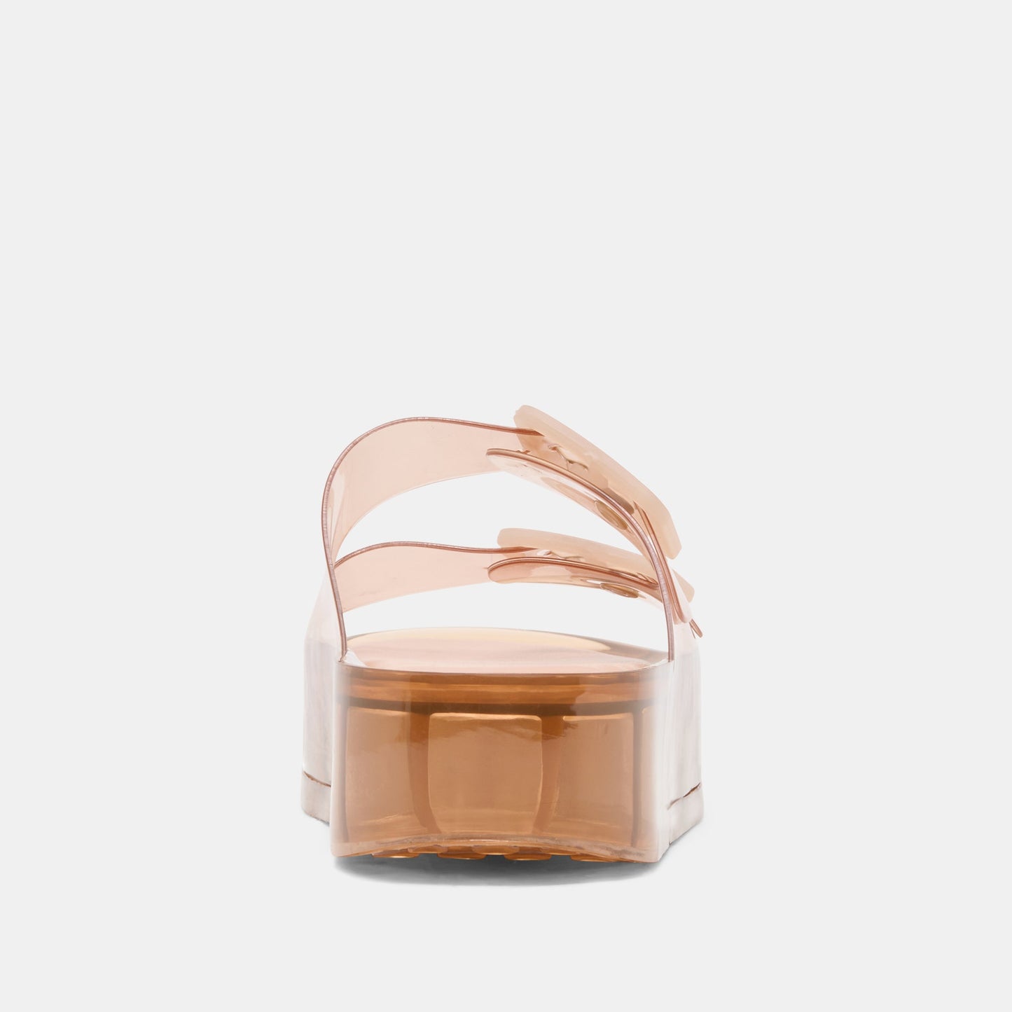 Dolce Vita JULIO X Mocha Vinyl Jelly Platform Sandals