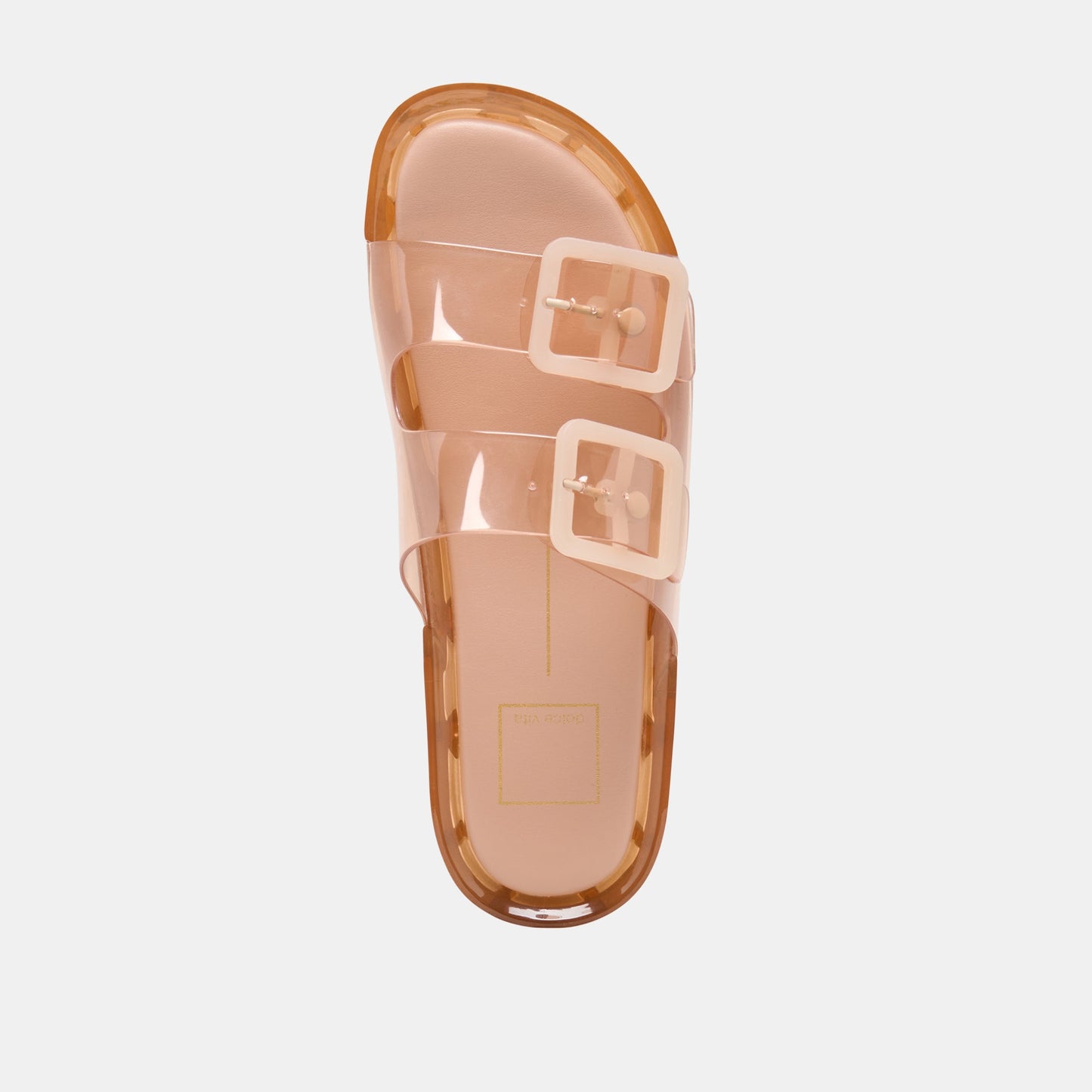 Dolce Vita JULIO X Mocha Vinyl Jelly Platform Sandals