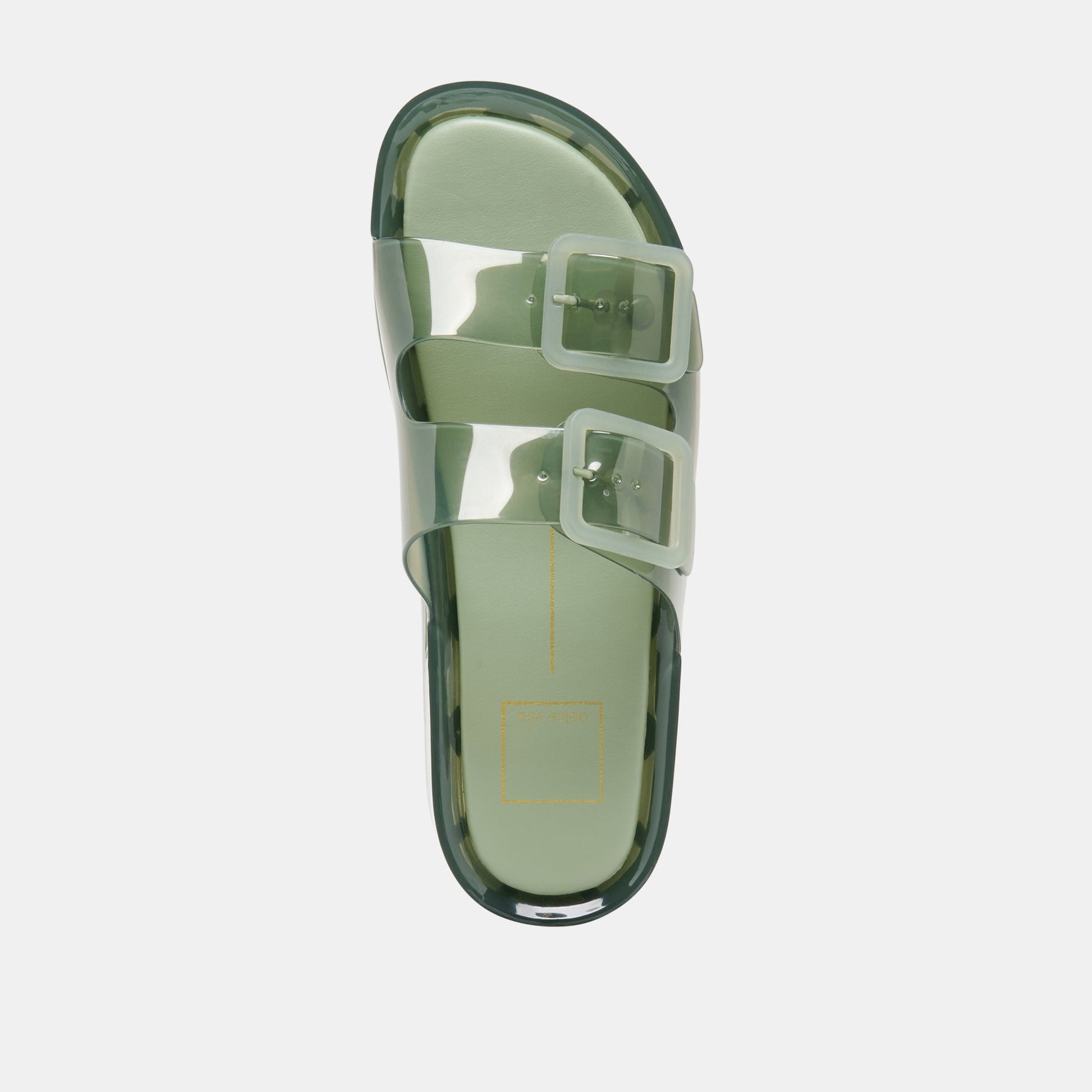 Dolce Vita JULIO X Olive Vinyl Jelly Platform Sandals