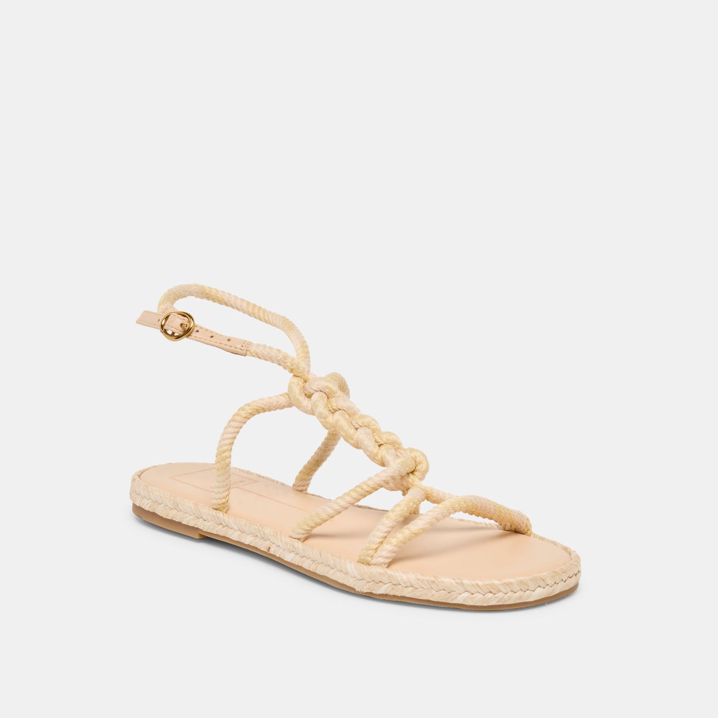Dolce Vita ELYANA Natural Multi Rope Raffia Strappy Sandals