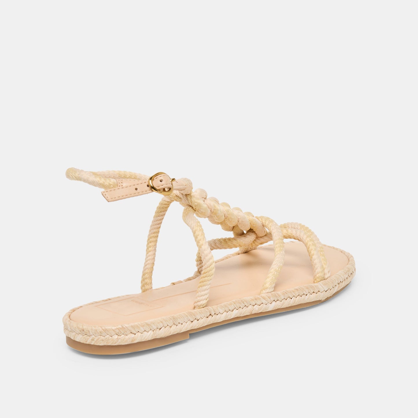 Dolce Vita ELYANA Natural Multi Rope Raffia Strappy Sandals