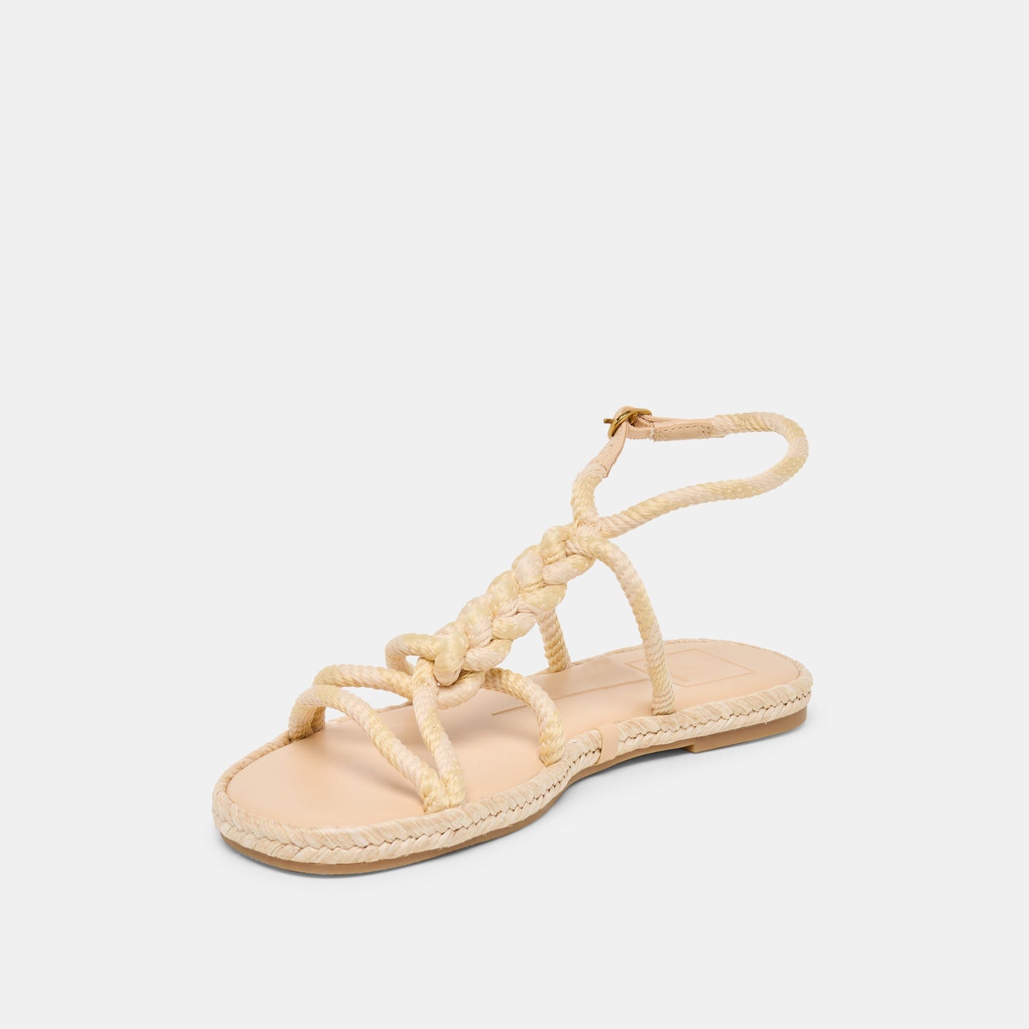 Dolce Vita ELYANA Natural Multi Rope Raffia Strappy Sandals