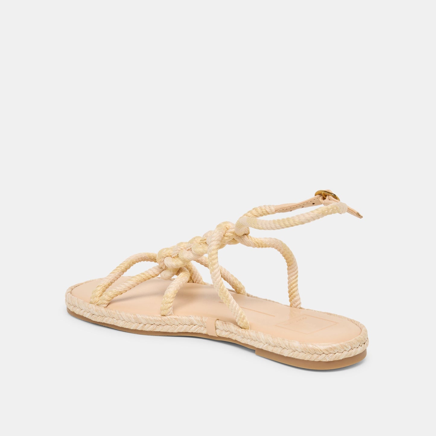 Dolce Vita ELYANA Natural Multi Rope Raffia Strappy Sandals