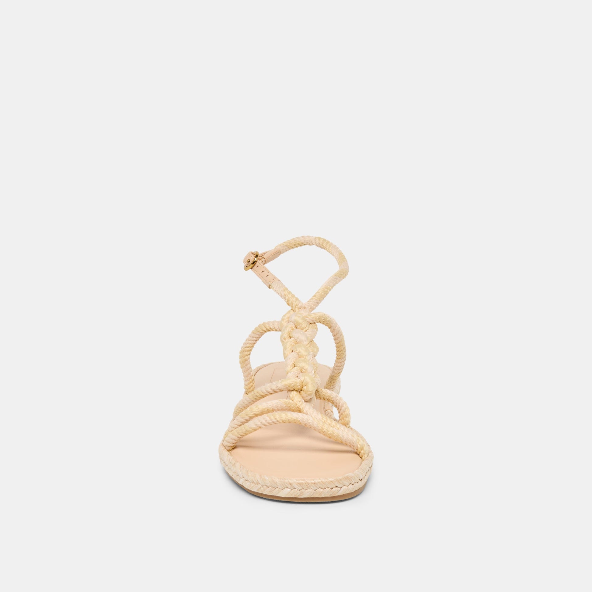 Dolce Vita ELYANA Natural Multi Rope Raffia Strappy Sandals