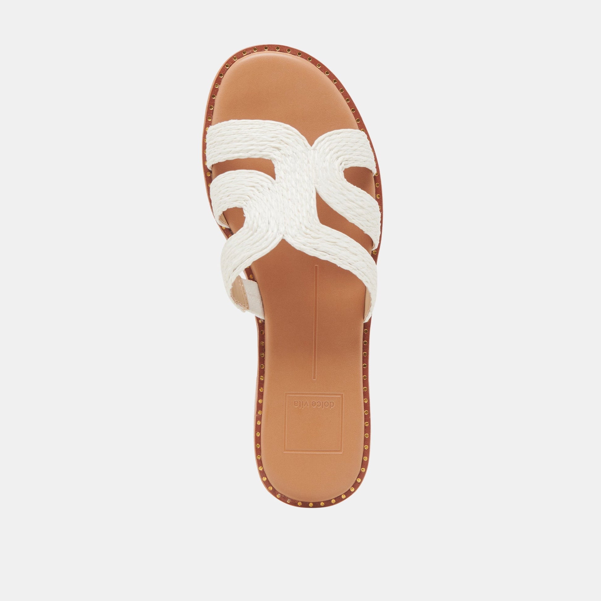 Dolce Vita EMON WIDE SANDALS WHITE RAFFIA
 – Dolce Vita