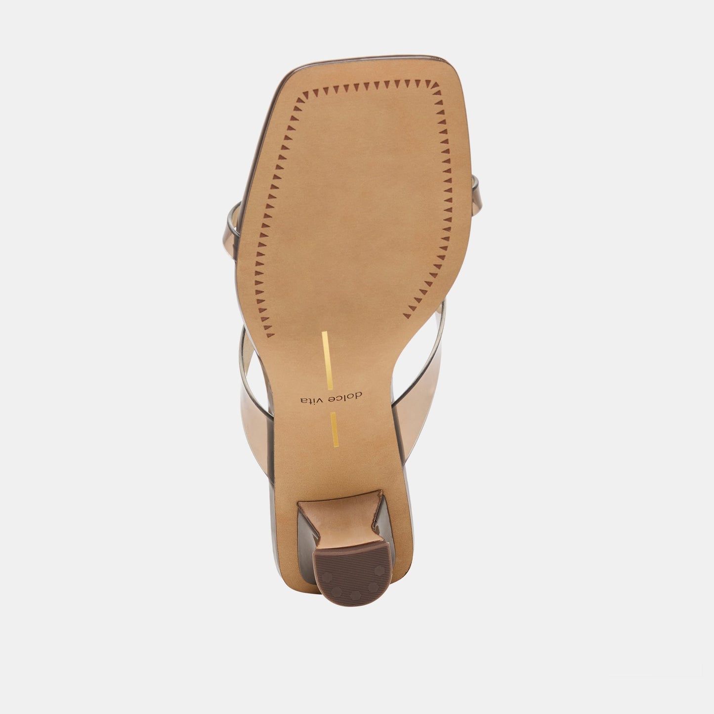Dolce Vita Brevel Vinyl Wide Dk Brown Jelly Heels