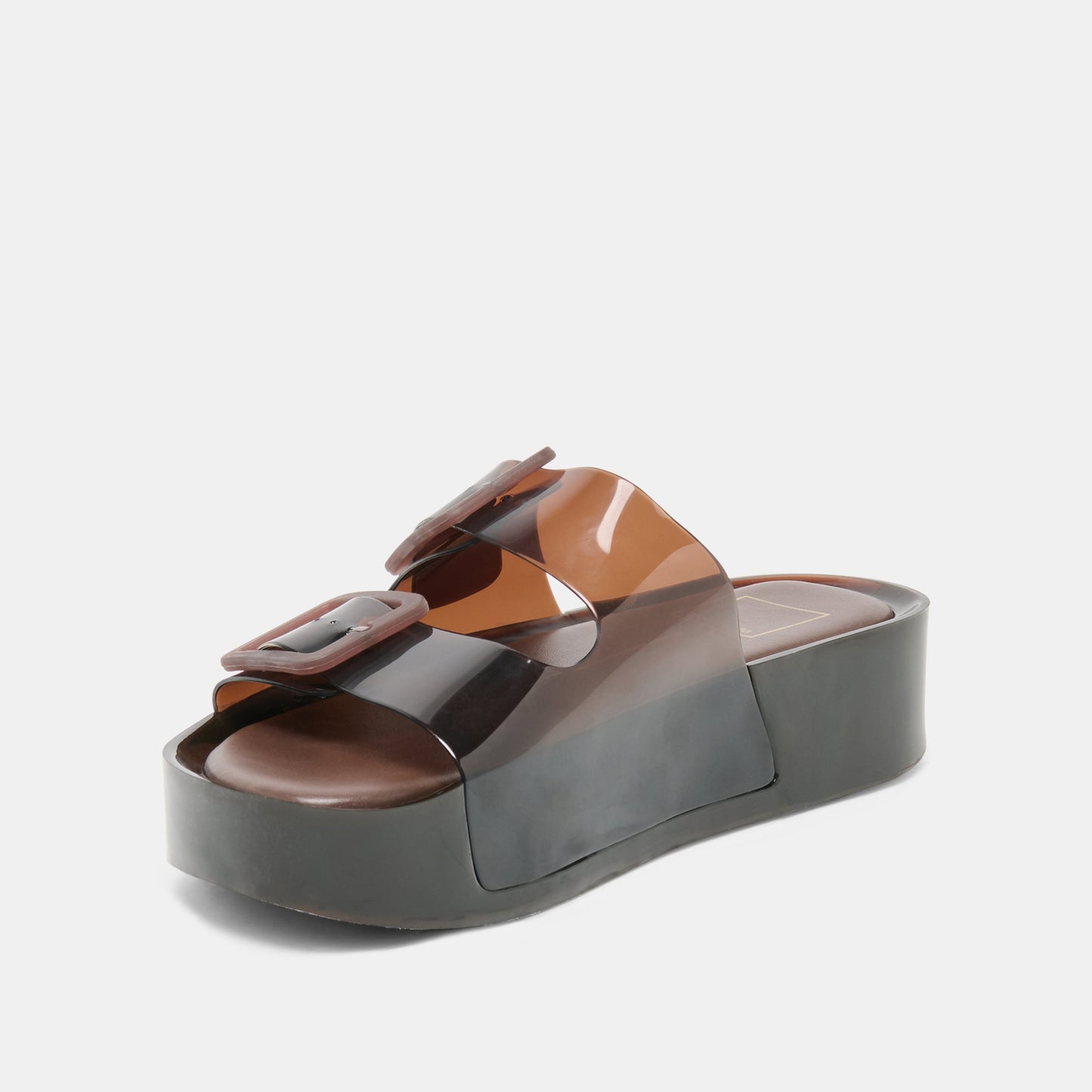 Dolce Vita JULIO X Chocolate Vinyl Jelly Platform Sandals