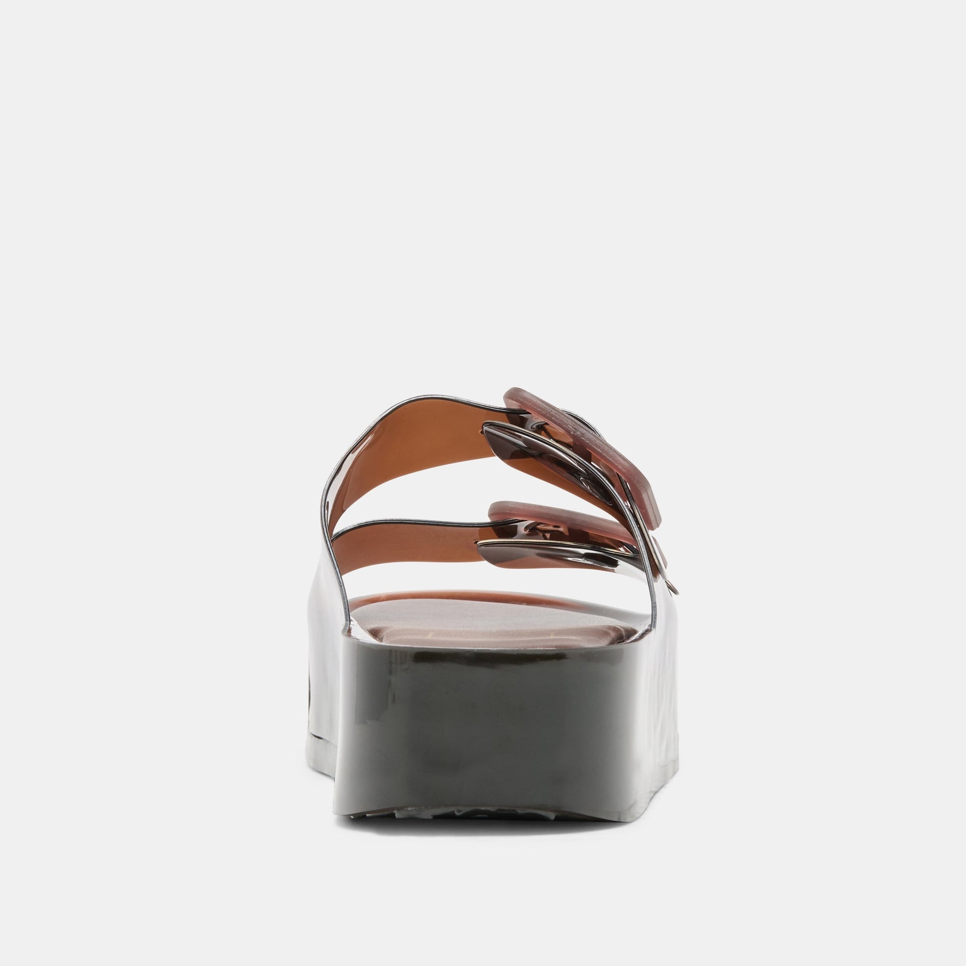 Dolce Vita JULIO X Chocolate Vinyl Jelly Platform Sandals